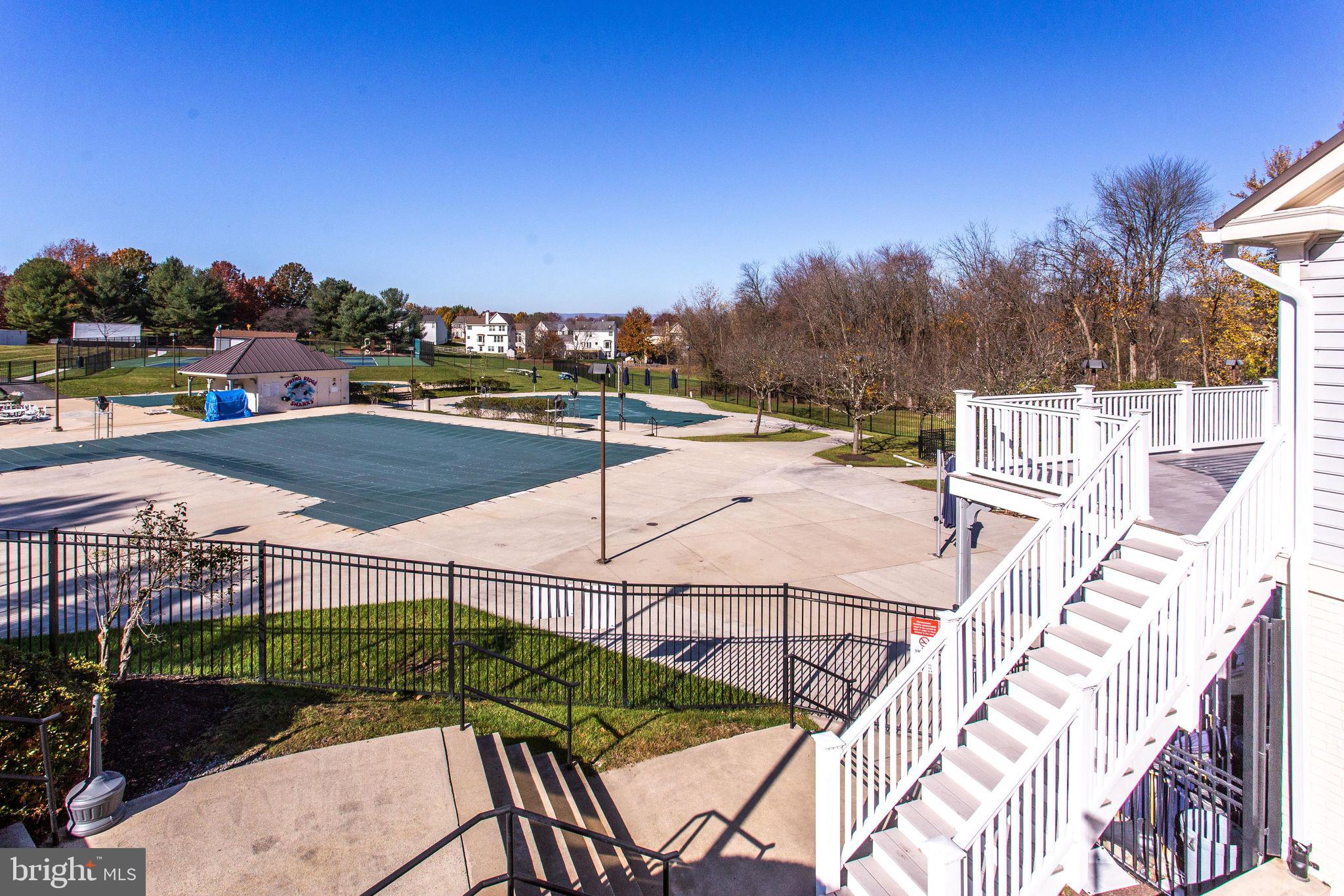 6121 Baldridge Circle Frederick, MD 21701 - Photo 54 of 60 a view of a terrace with a yard