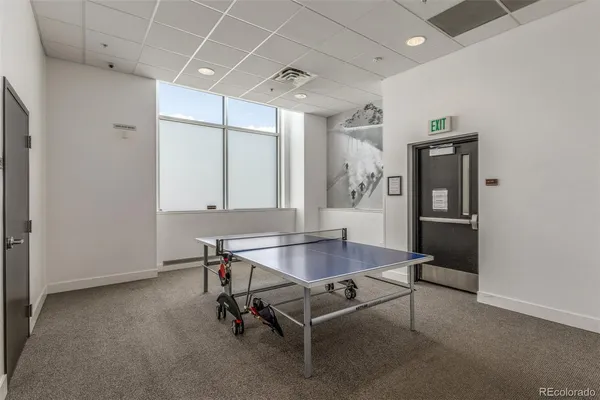 a room with table and furniture