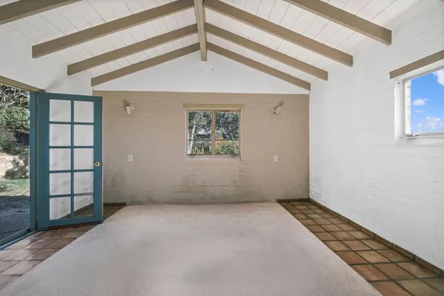 a street view with a bench