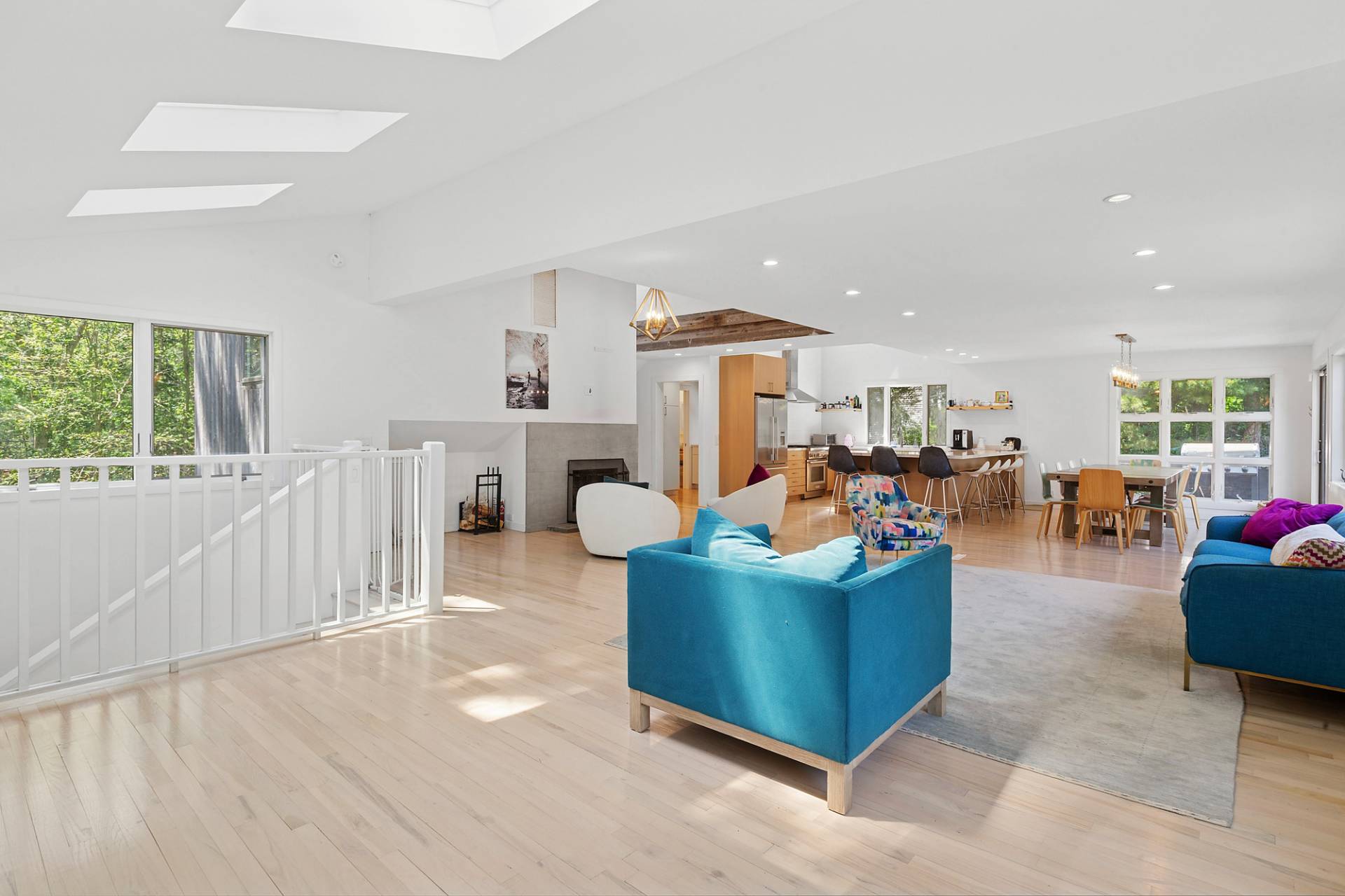 266 Water Mill Towd Road Water Mill, NY 11976 - Photo 6 of 20 a living room with furniture and a wooden floor