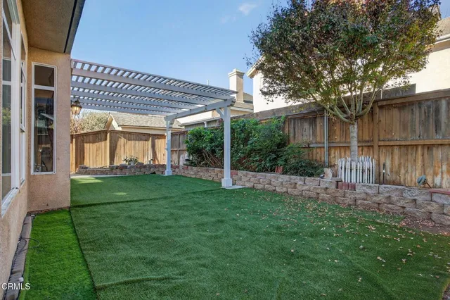 a view of a porch with a garden