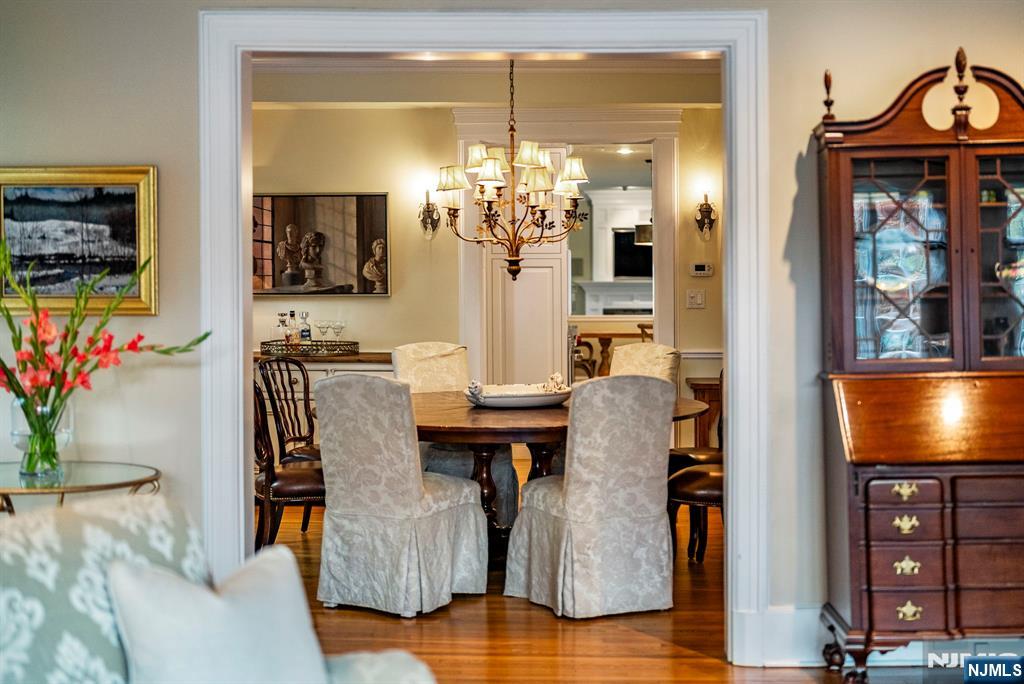 203 Heights Road Ridgewood, NJ 07450 - Photo 10 of 41 a view of a dining room with furniture and chandelier