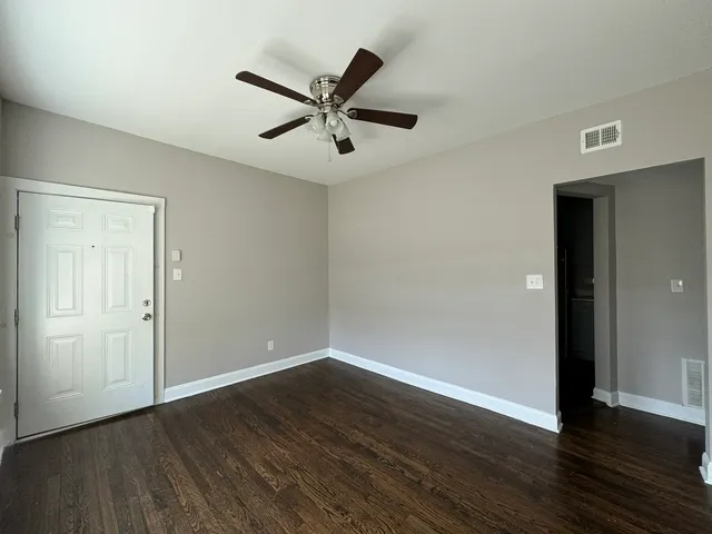 wooden floor in an empty room