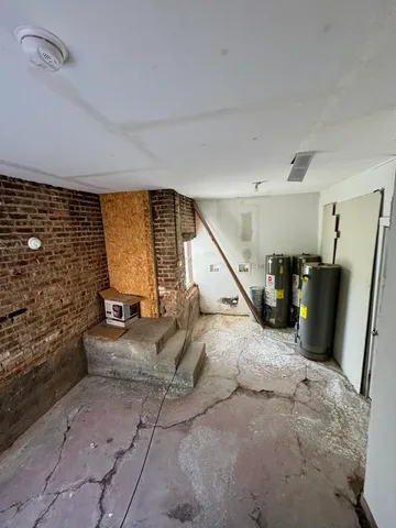 a view of a car garage