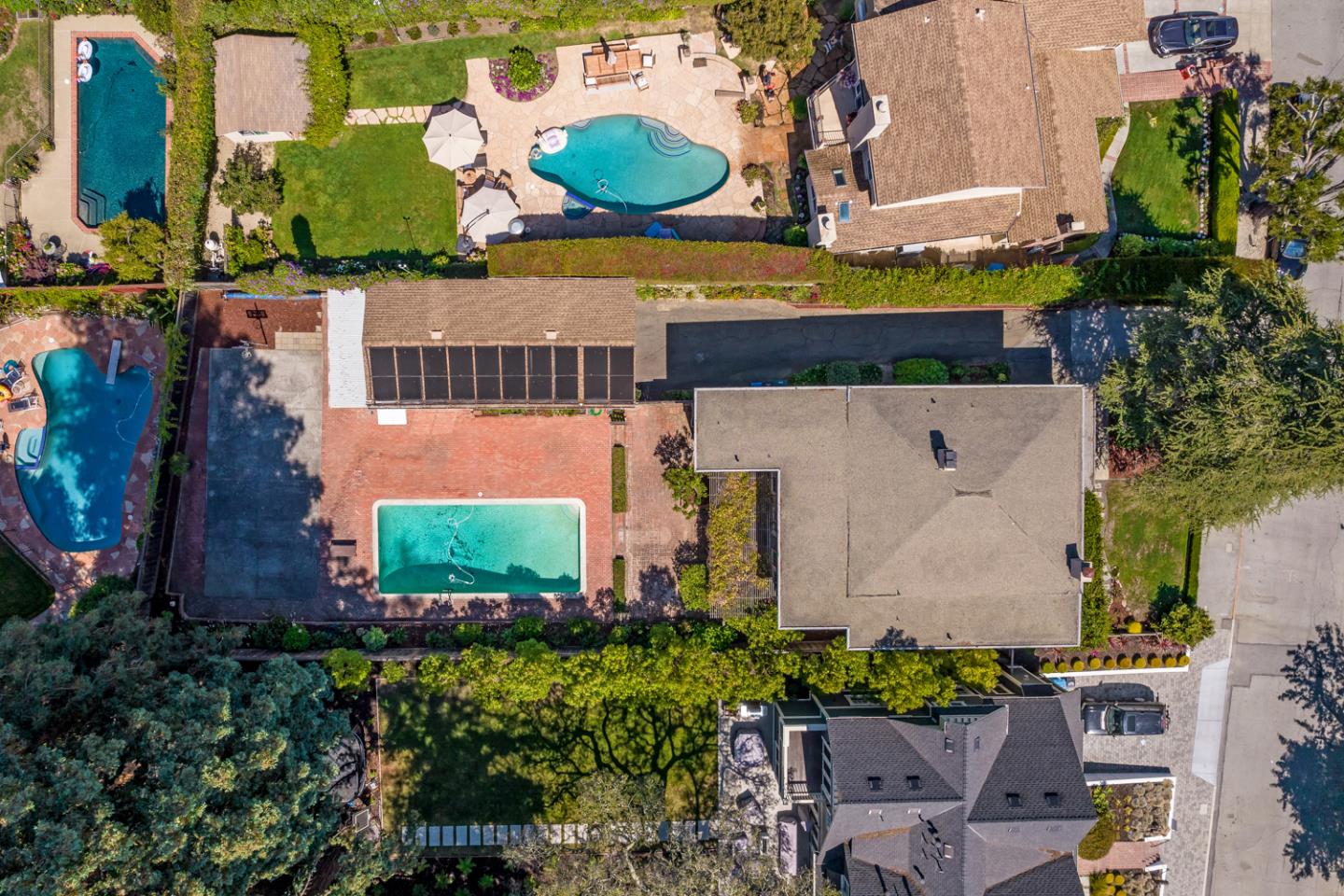 425 Hillcrest Road San Mateo, CA 94402 - Photo 39 of 48 an aerial view of house with a yard