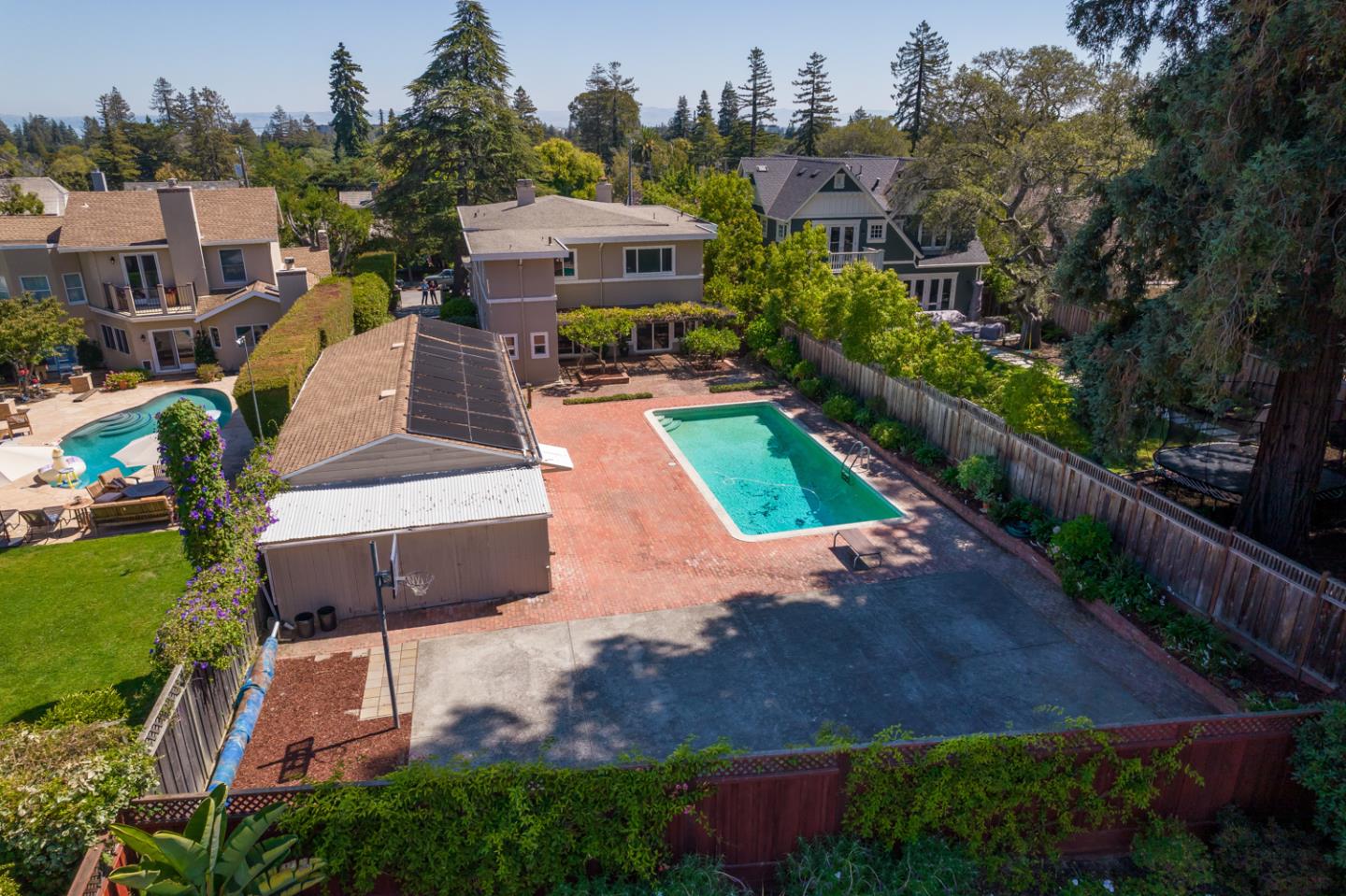 425 Hillcrest Road San Mateo, CA 94402 - Photo 6 of 48 an aerial view of a house with a garden