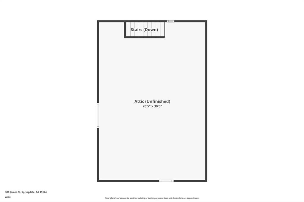 380 James Street Springdale, PA 15144 - Photo 33 of 34 a picture of a floor plan