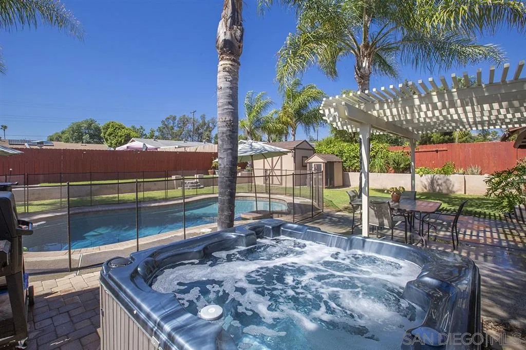 9228 Bellagio Road Santee, CA 92071 - Photo 25 of 25 a view of a backyard with a sitting area