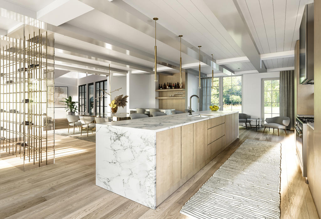 8 Locust Hill Road Darien, CT 06820 - Photo 4 of 10 a large white kitchen with lots of counter space