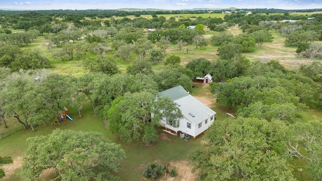 a view of a lake with houses