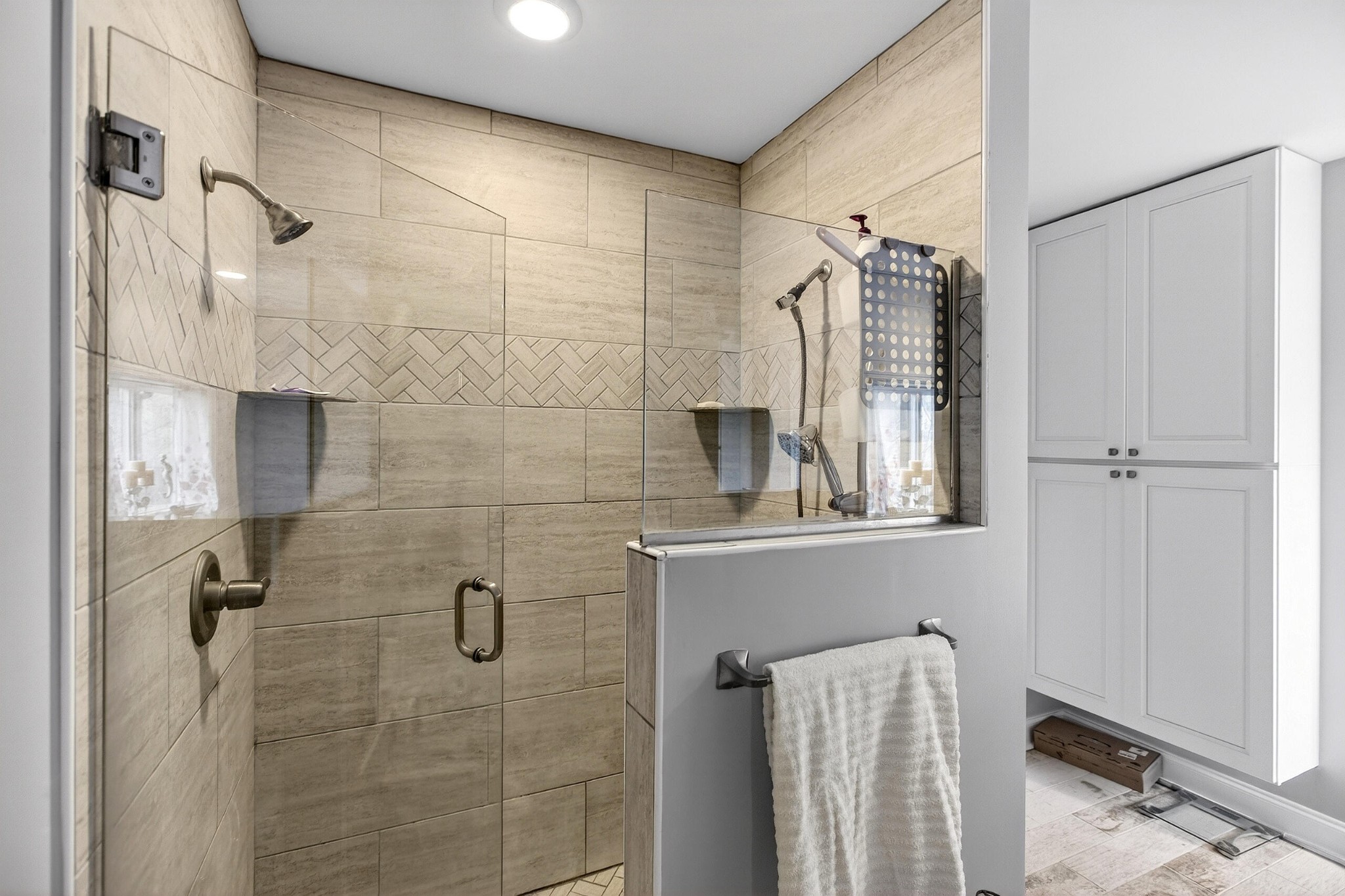 2181 Curbow Bridge Road Old Fort, TN 37362 - Photo 27 of 56 a bathroom with a shower