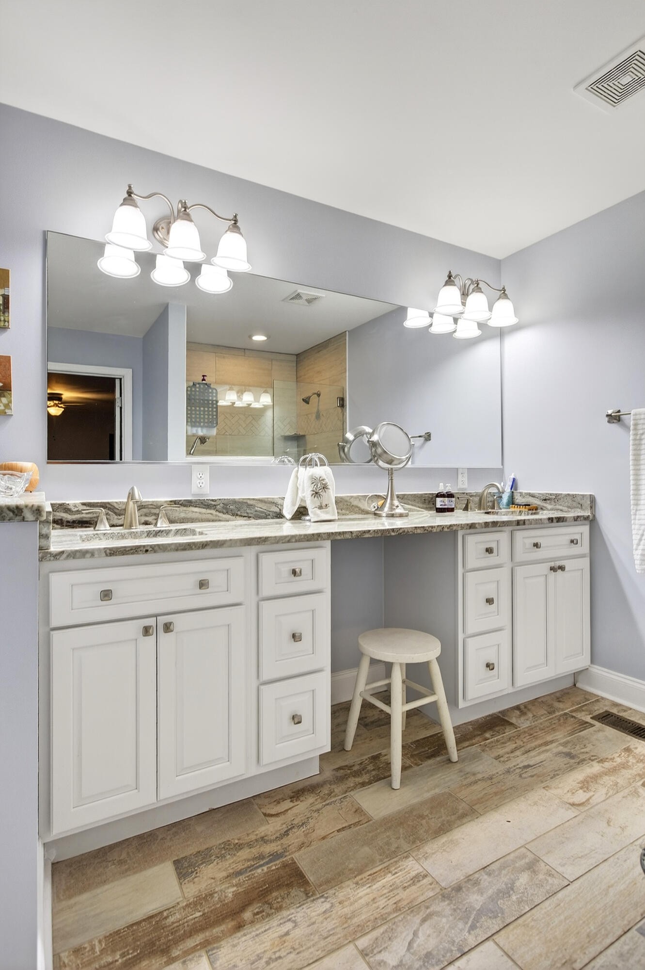 2181 Curbow Bridge Road Old Fort, TN 37362 - Photo 30 of 56 a large white kitchen with a sink and dishwasher with wooden floor