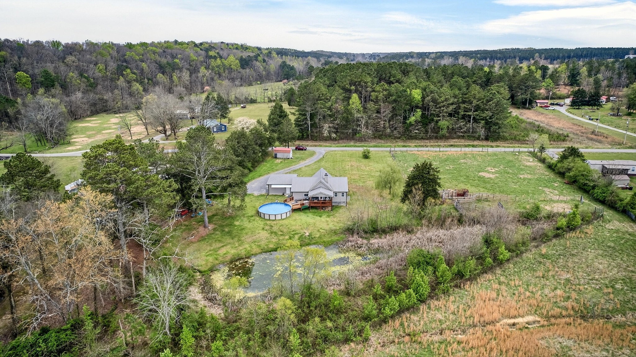 2181 Curbow Bridge Road Old Fort, TN 37362 - Photo 52 of 56 a view of a swimming pool with a yard