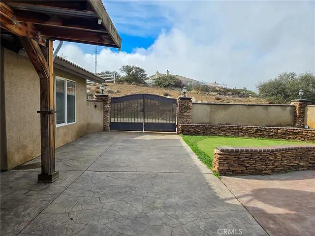 a view of a pathway with a lake view