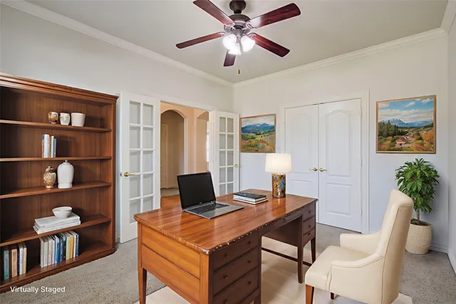 a living room with furniture a rug and a window
