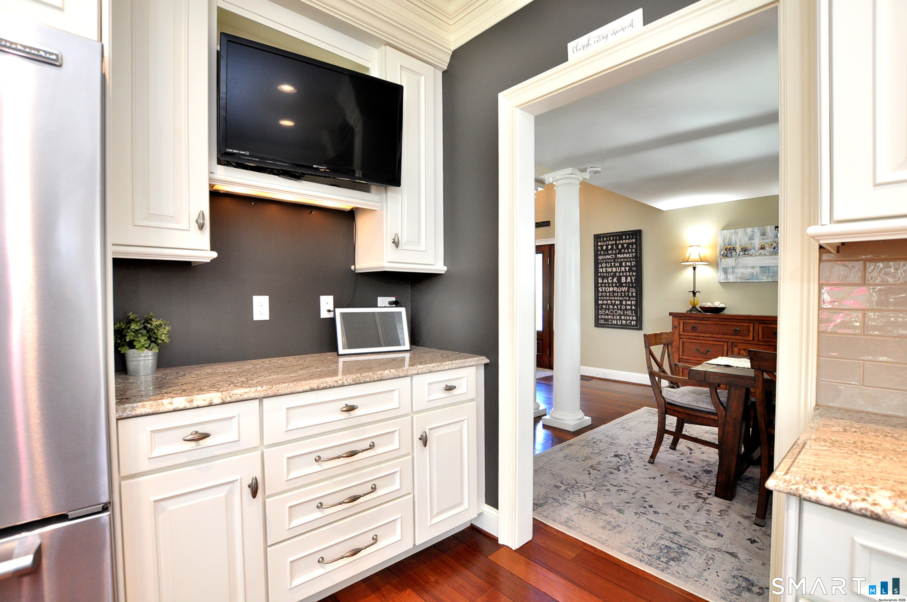 82 Indian Hill Road Canton, CT 06019 - Photo 14 of 41 Kitchen area leads to gorgeous dining room