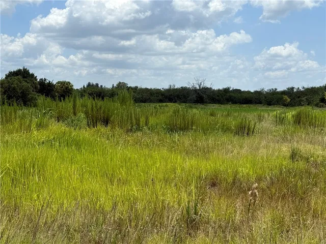 a view of lake with green space