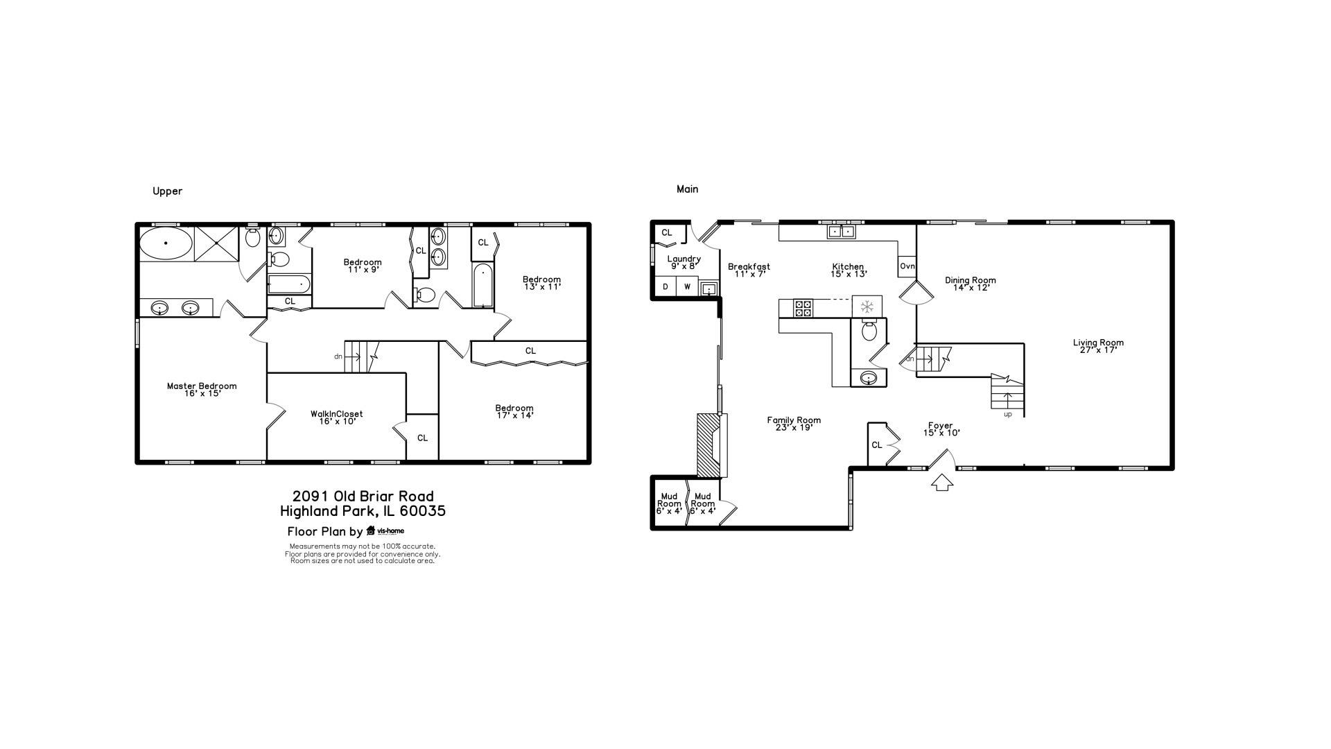 2091 Old Briar Road Highland Park, IL 60035 - Photo 19 of 19 a picture of a floor plan