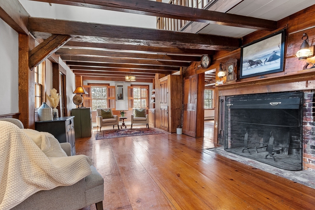 291 Still River Road Harvard, MA 01451 - Photo 12 of 42 a view of livingroom with furniture and fireplace