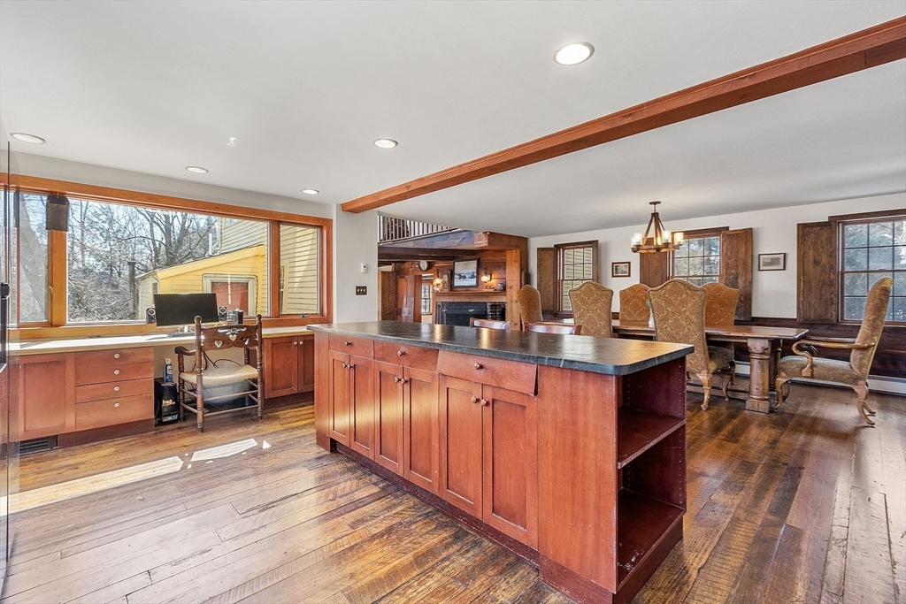 291 Still River Road Harvard, MA 01451 - Photo 8 of 42 a large living room with stainless steel appliances granite countertop a couch and a large window