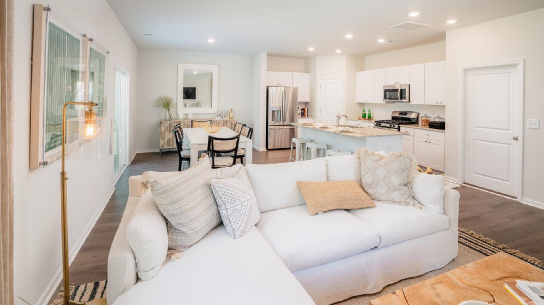 369 Pine Crest View Drive Summerville, SC 29486 - Photo 3 of 17 Family Room and Kitchen