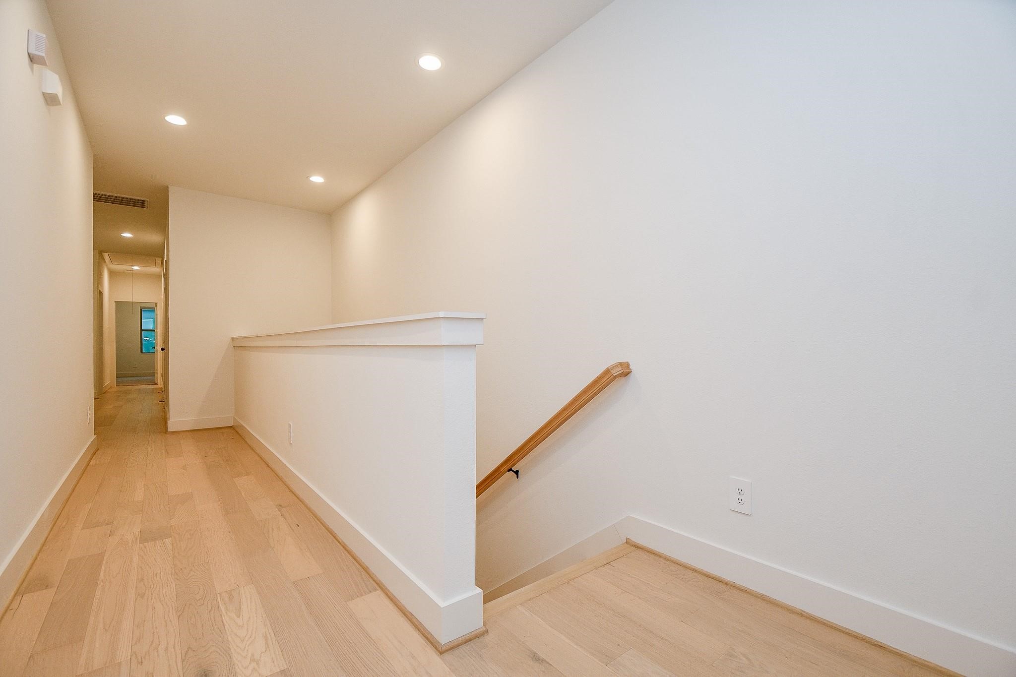 4403 Greeley Street Houston, TX 77006 - Photo 15 of 28 a view of hallway with stairs