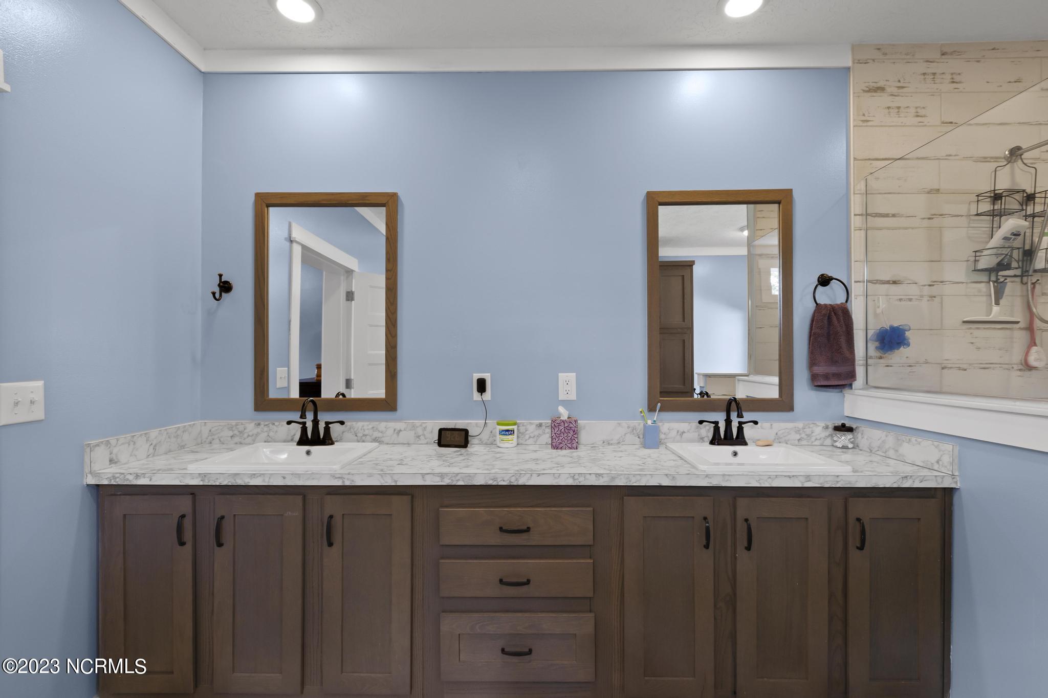 107 A Colbert Lane Hampstead, NC 28443 - Photo 25 of 32 Dual Sinks in Master Bathroom