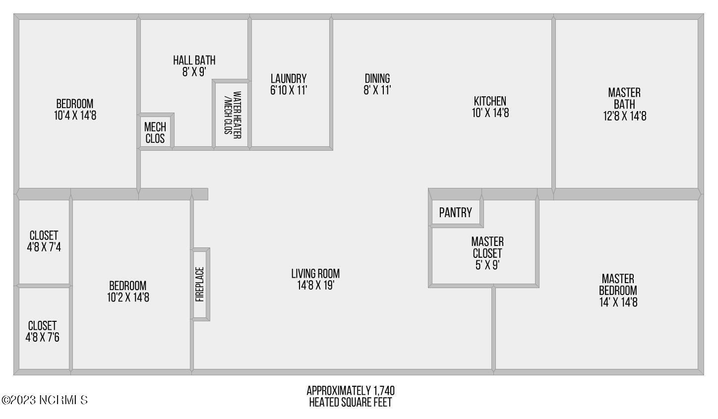 107 A Colbert Lane Hampstead, NC 28443 - Photo 32 of 32 Floor Sketch