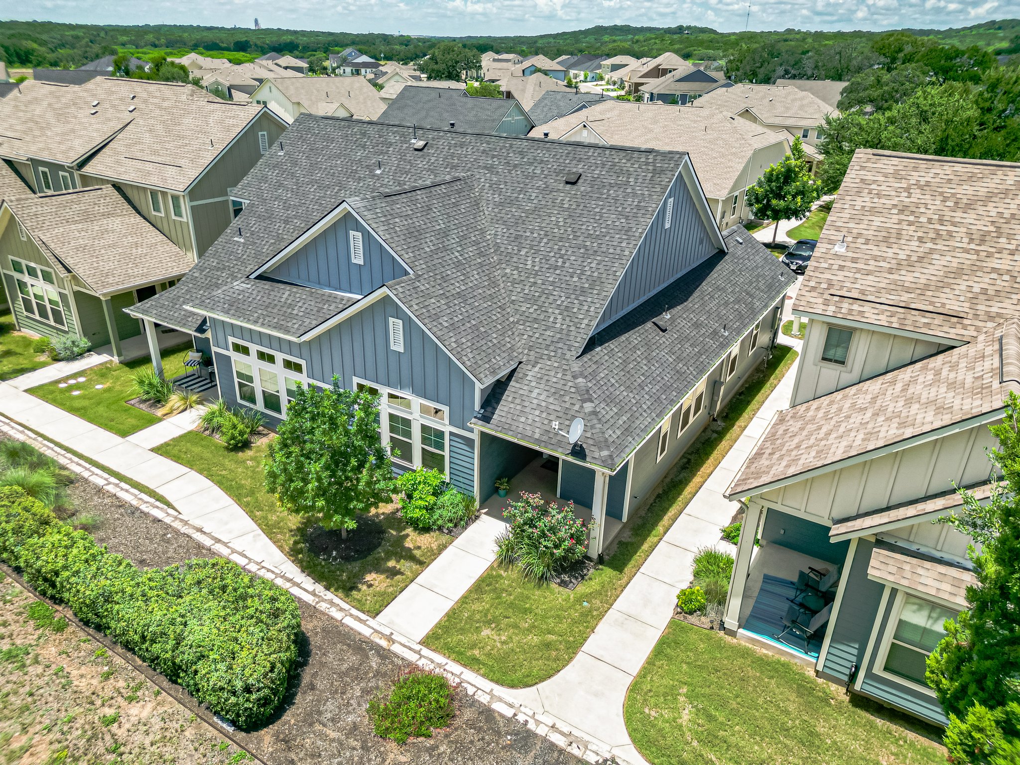 108 Lafitte Drive, Unit 102 San Marcos, TX 78666 - Photo 2 of 27 Aerial view of residential area