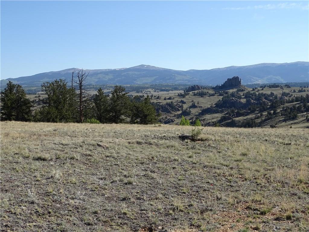 415 Arland Road Como, CO 80432 - Photo 10 of 19 a view of a dry field with mountains in the background
