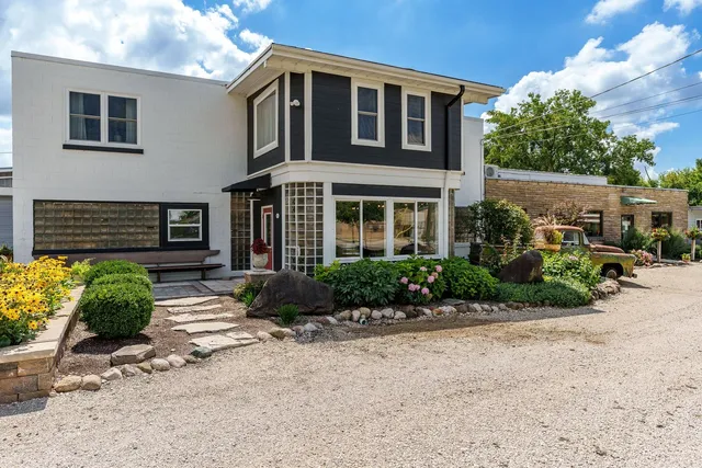a view of outdoor space and deck