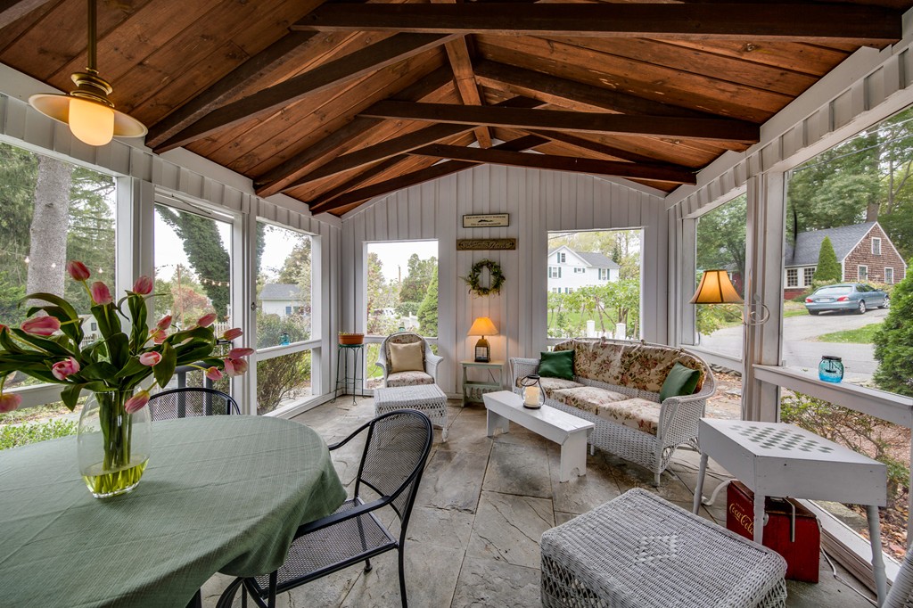 6 Oak Street Grafton, MA 01519 - Photo 17 of 27 a living room with furniture and potted plants
