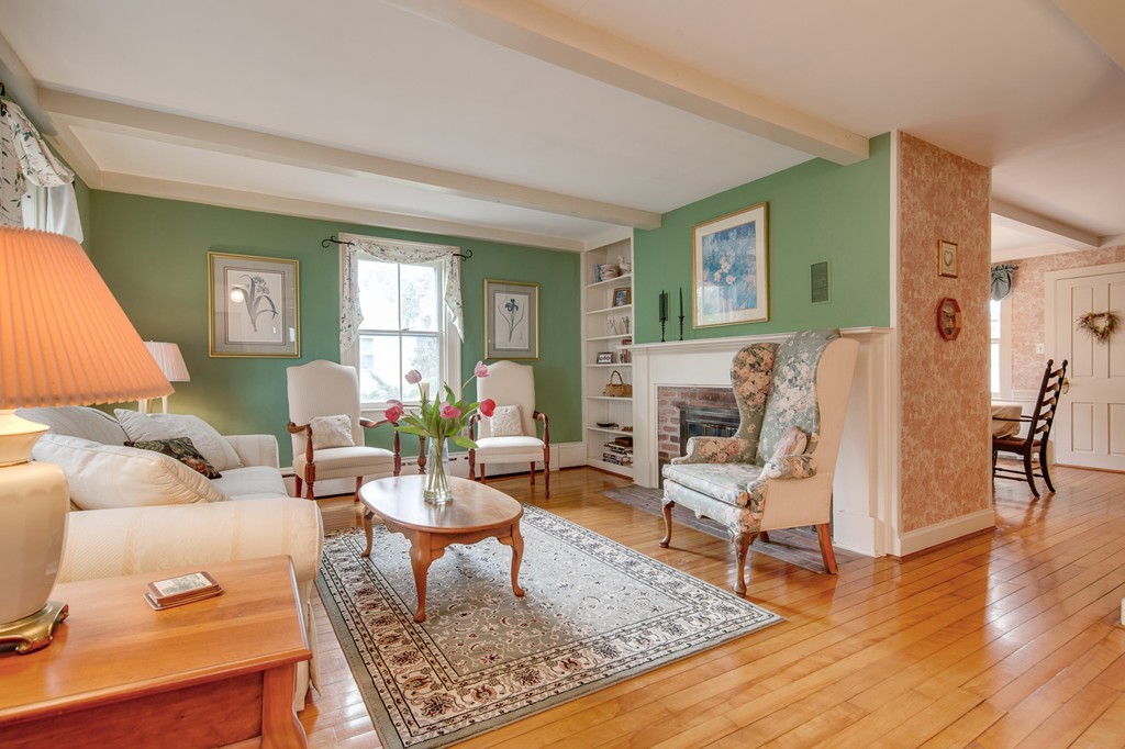 6 Oak Street Grafton, MA 01519 - Photo 8 of 27 a living room with furniture and a wooden floor