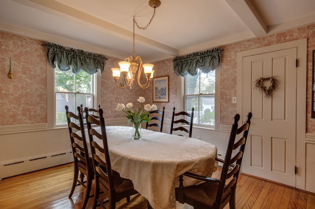 6 Oak Street Grafton, MA 01519 - Photo 9 of 27 a view of a dining room with furniture window and wooden floor