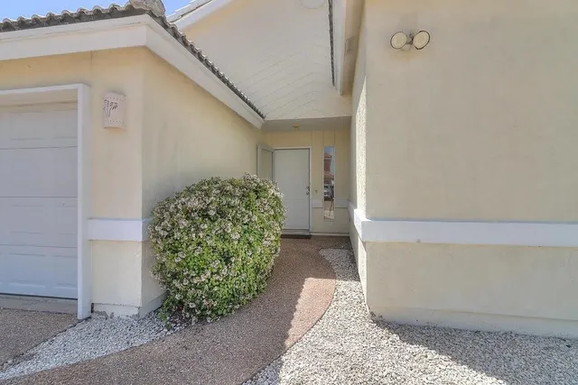 a view of front door