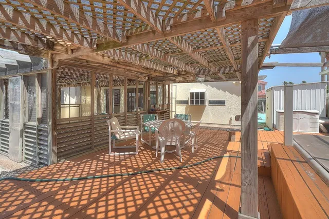 a house with a outdoor space