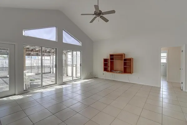 a view of an empty room