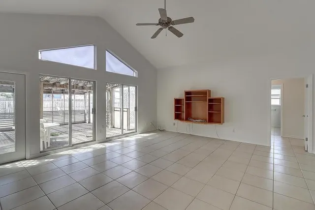 a view of an empty room