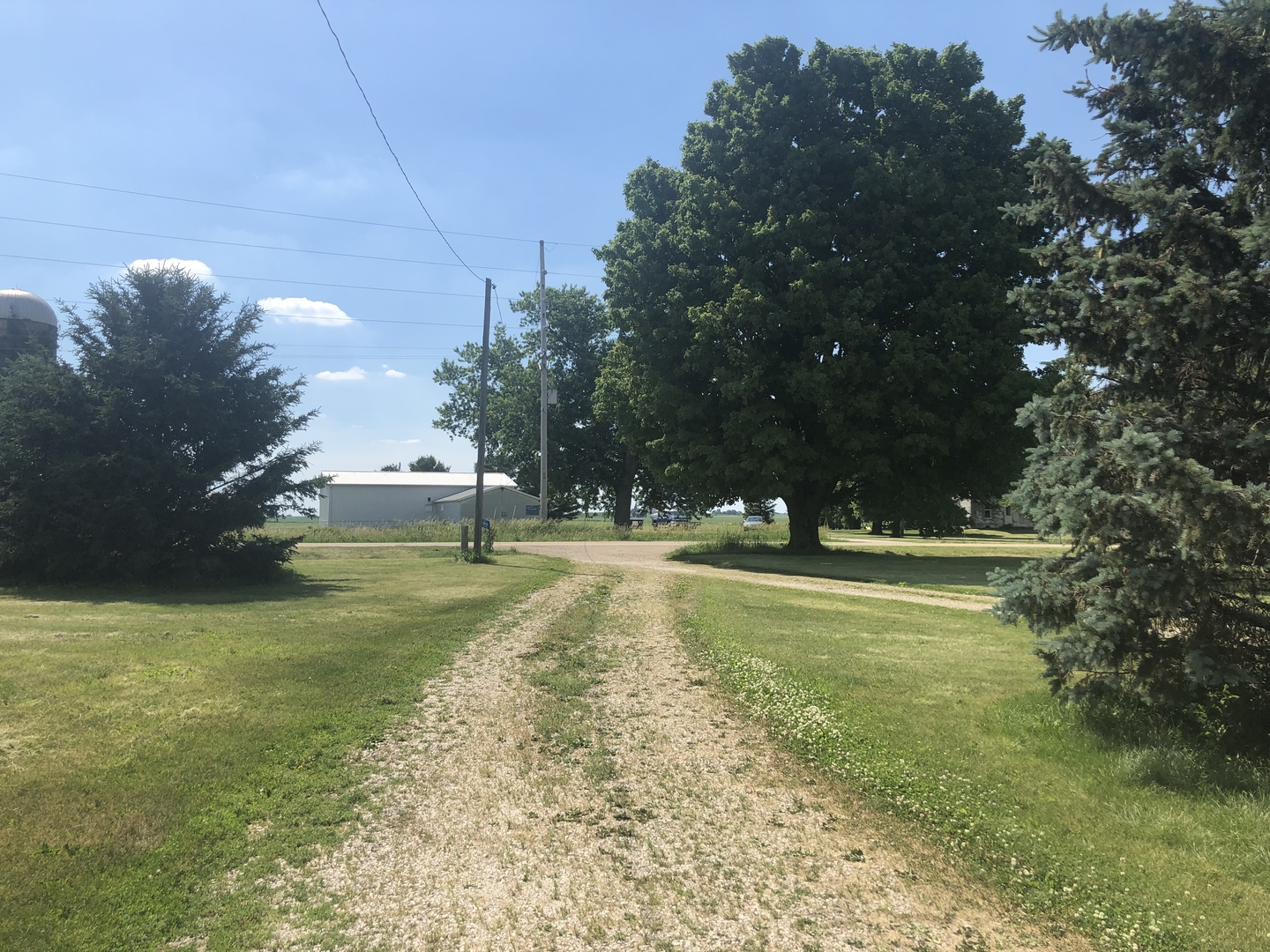 1810 Ashton Road Ashton, IL 61006 - Photo 26 of 30 a view of yard with swimming pool and trees