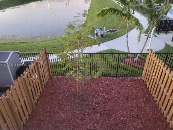 a view of outdoor space and yard