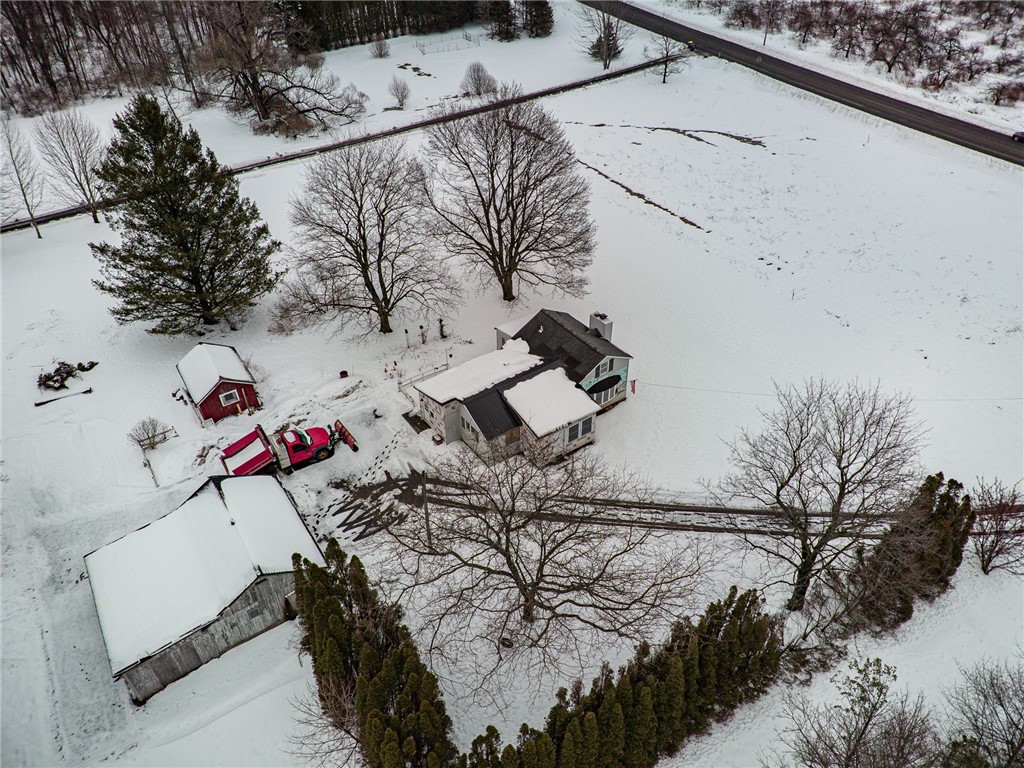 1993 Bailey Road Ontario, NY 14519 - Photo 5 of 37 An overhead view of the home- barn- workshop- shed