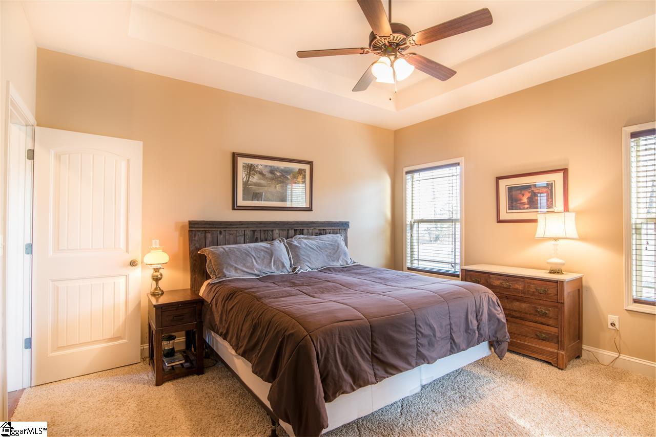 26 Caperton Way Greer, SC 29651 - Photo 11 of 23 Master Bedroom with Trey Ceiling and Walk In Closet