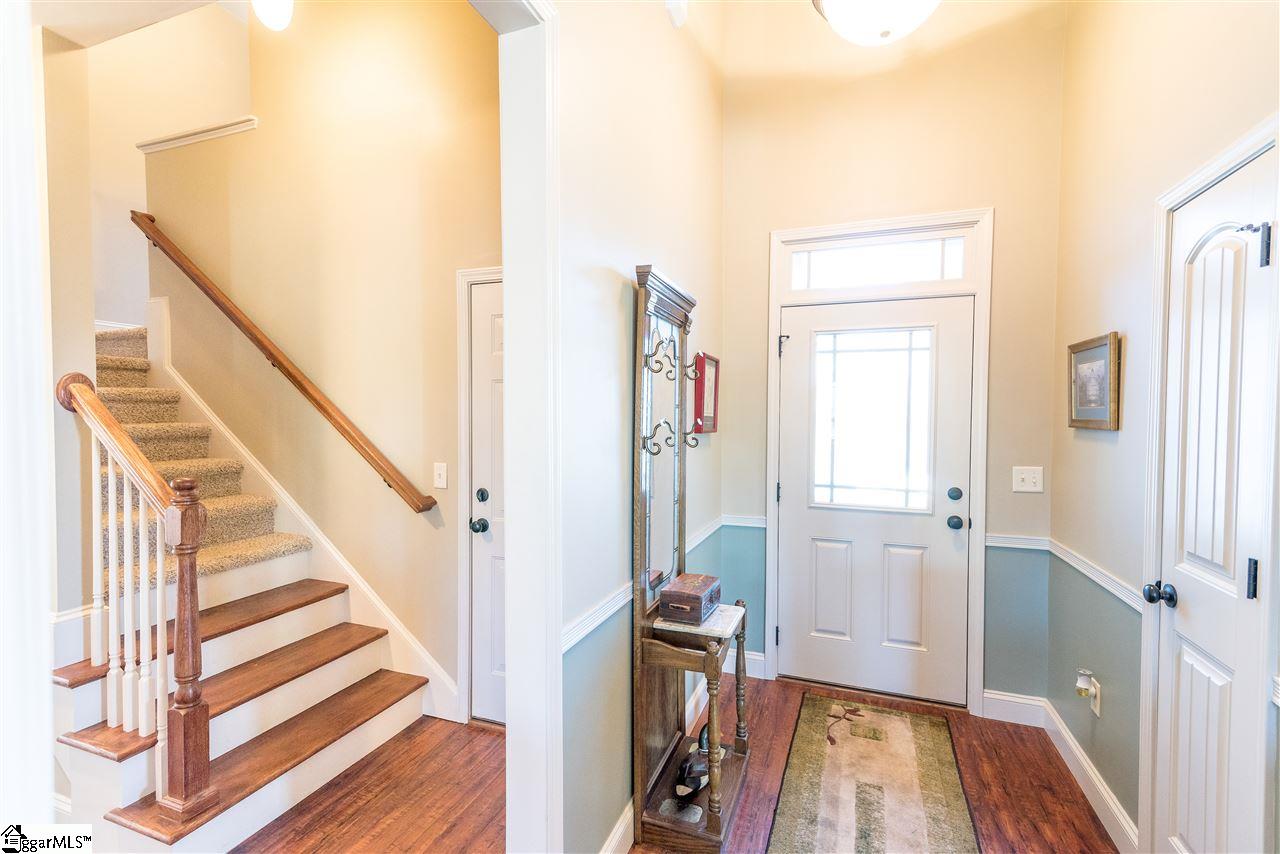 26 Caperton Way Greer, SC 29651 - Photo 19 of 23 Stairs to Bonus Room next to entry way.
