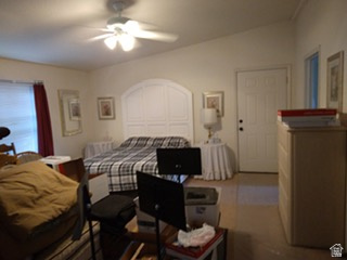 1603 South Campground Road, Unit 107 Beaver, UT 84713 - Photo 8 of 11 Vaulted ceiling with a ceiling fan