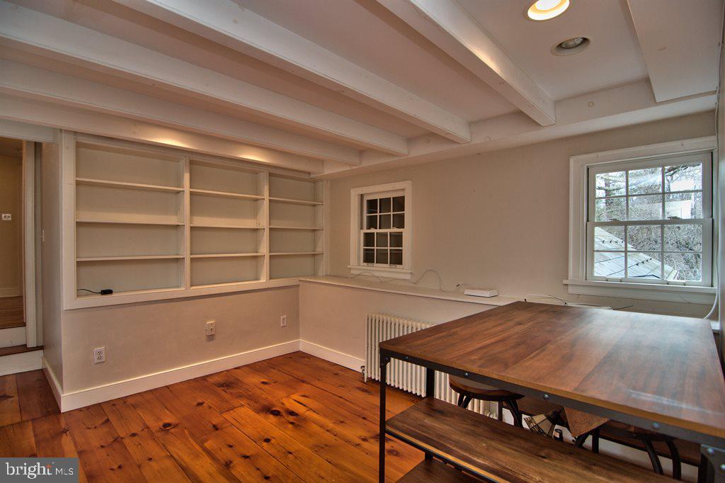 3055 Haupts Bridge Road Riegelsville, PA 18077 - Photo 40 of 65 Central office w RW pine flrs, built-ins, & beams