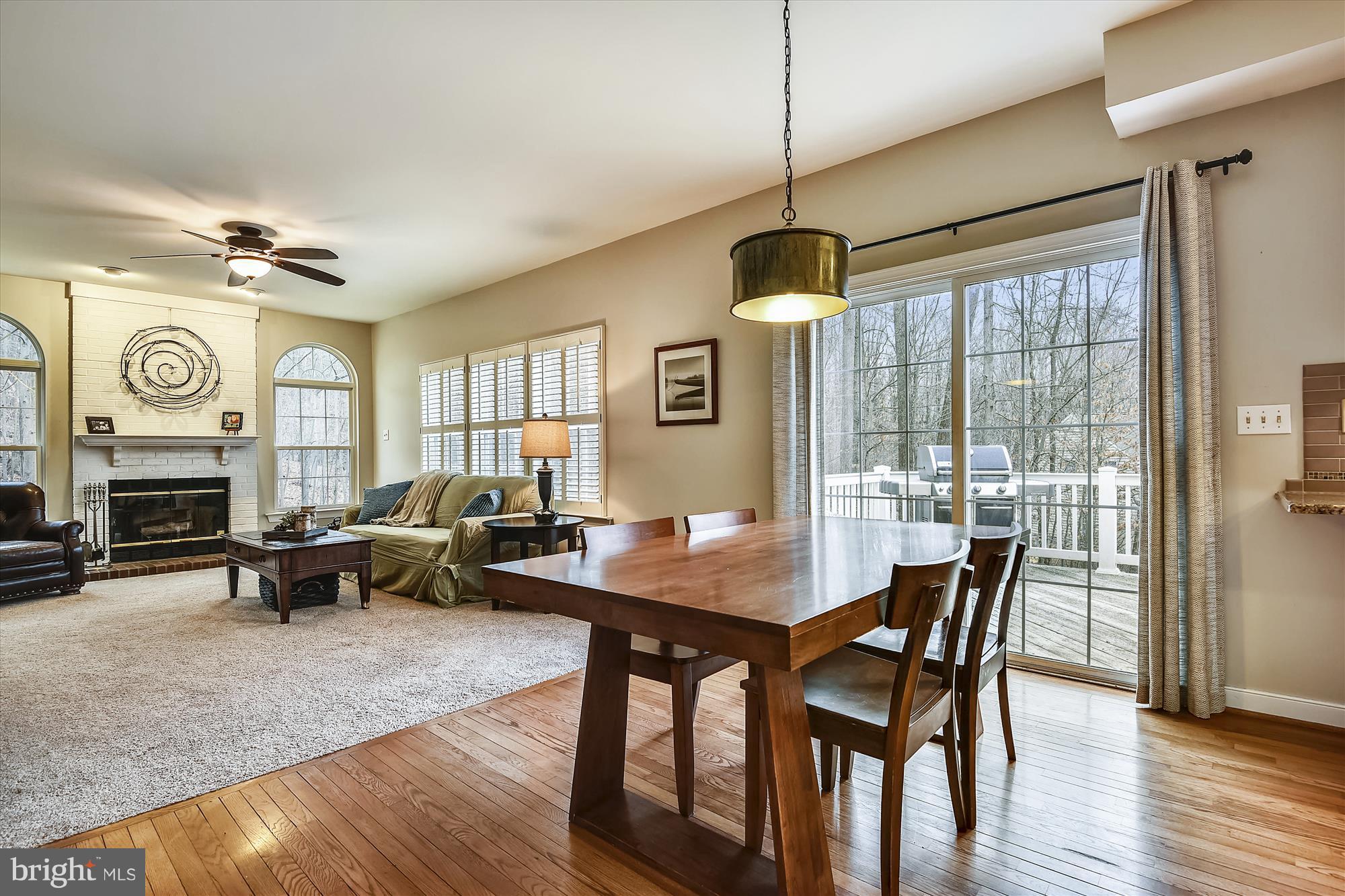 484 Stratford Road Fallston, MD 21047 - Photo 14 of 44 a view of a dining room with furniture window and wooden floor