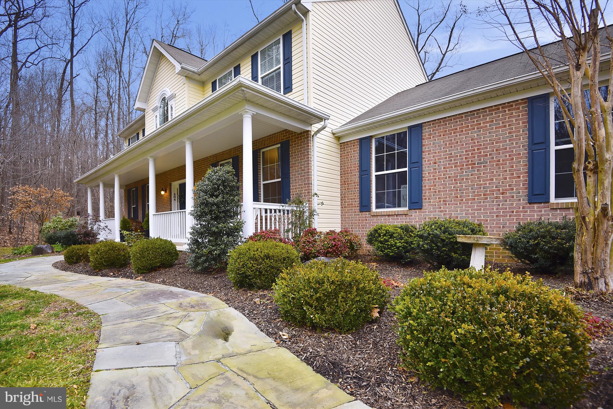 484 Stratford Road Fallston, MD 21047 - Photo 3 of 44 a front view of a house with garden and plants