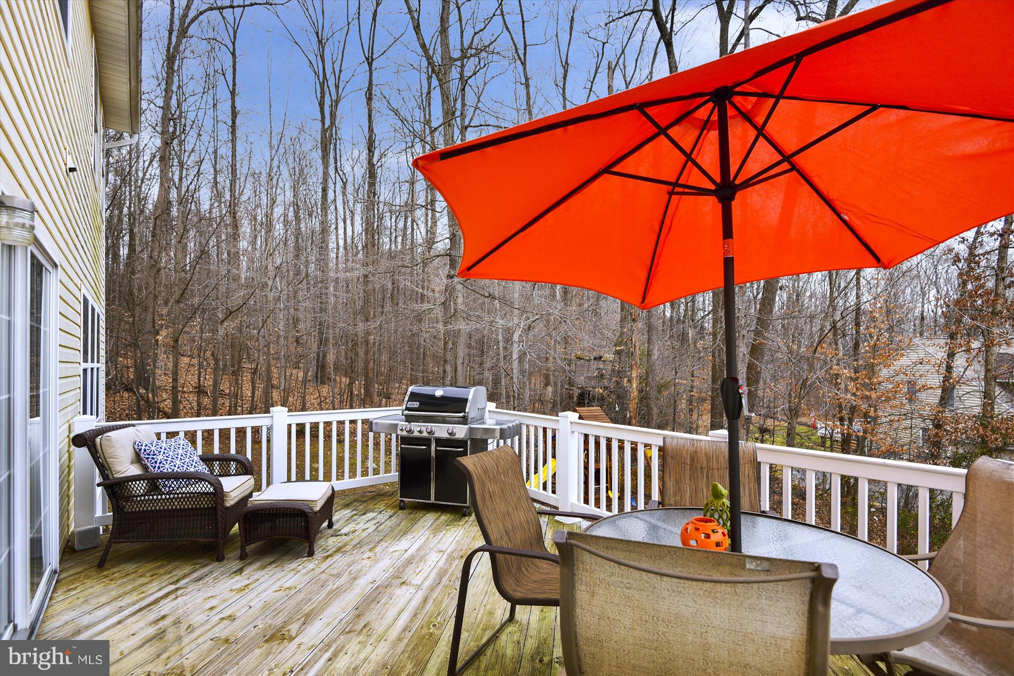 484 Stratford Road Fallston, MD 21047 - Photo 40 of 44 a view of a chair and table on the deck