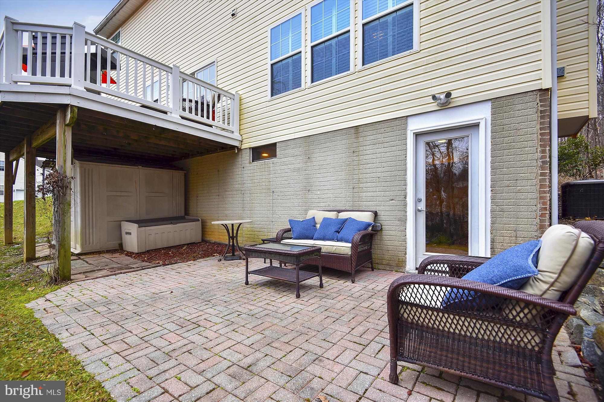 484 Stratford Road Fallston, MD 21047 - Photo 41 of 44 a backyard of a house with barbeque oven table and chairs