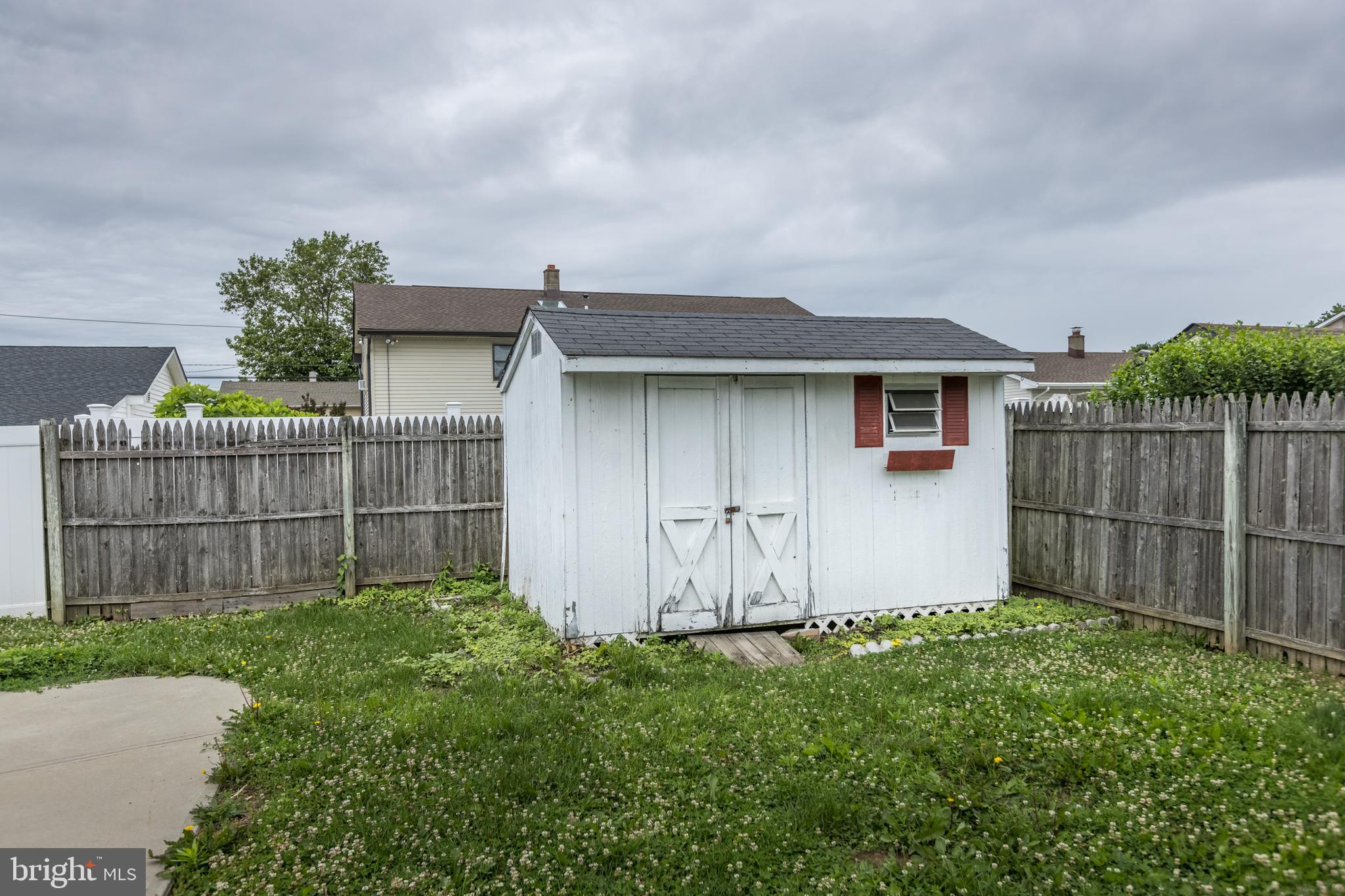 17 Edgemont Road Trenton, NJ 08620 - Photo 28 of 28 Storage Shed and fenced in yard